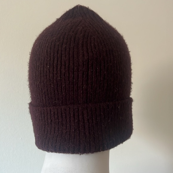 Scotch & Soda Dark Brown Rib Knit Beanie - Picture 2 of 3